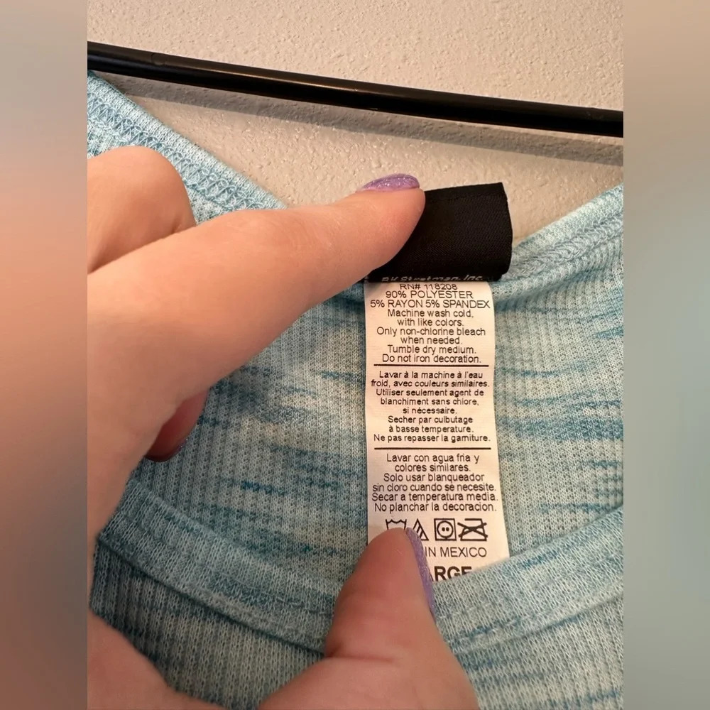❤️Harley-Davidson Light Blue Sleeveless Top - Picture 5 of 6